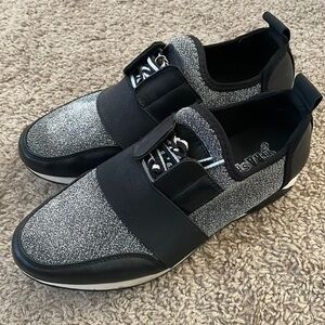 Black and Silver Sneaker